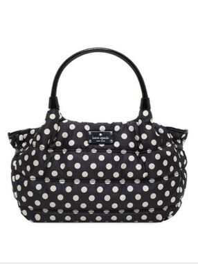 kate spade Black and White Polka Dot Tote
